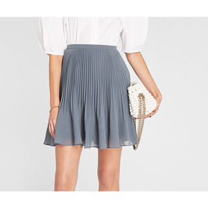 Club Monaco Gray Pleated Skirt